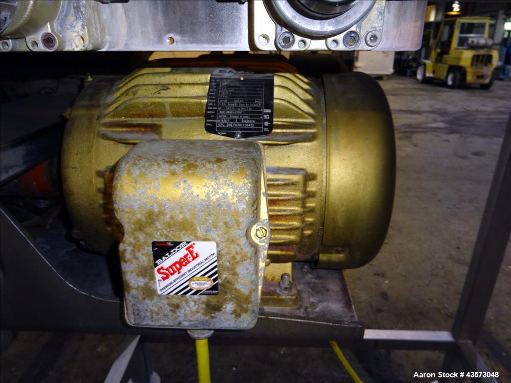 Used Dual Shaft Paddle Mixer, 304 Stainless Steel.