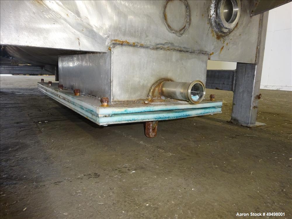 Used Paddle Mixer, 304 Stainless Steel, Approximate 90 Cubic Feet Working Capac