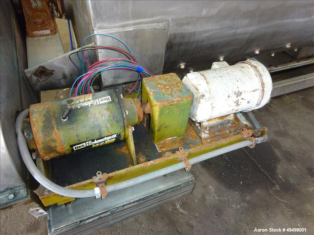Used Paddle Mixer, 304 Stainless Steel, Approximate 90 Cubic Feet Working Capac