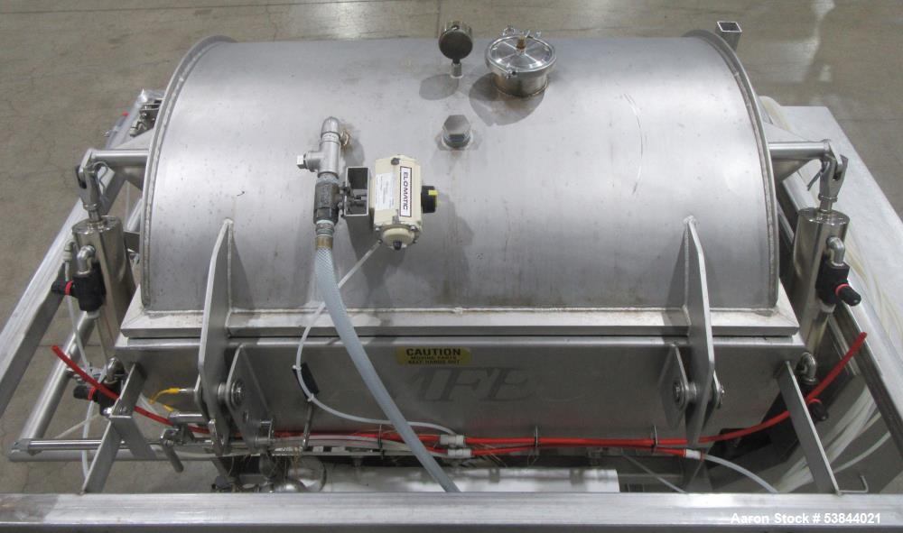 Used AMFEC Model 510 Jacketed Vacuum Paddle Blender – Stainless Steel, Steam Hea