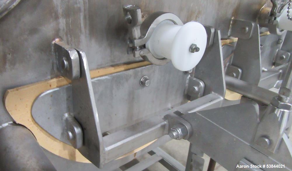 Used AMFEC Model 510 Jacketed Vacuum Paddle Blender – Stainless Steel, Steam Hea