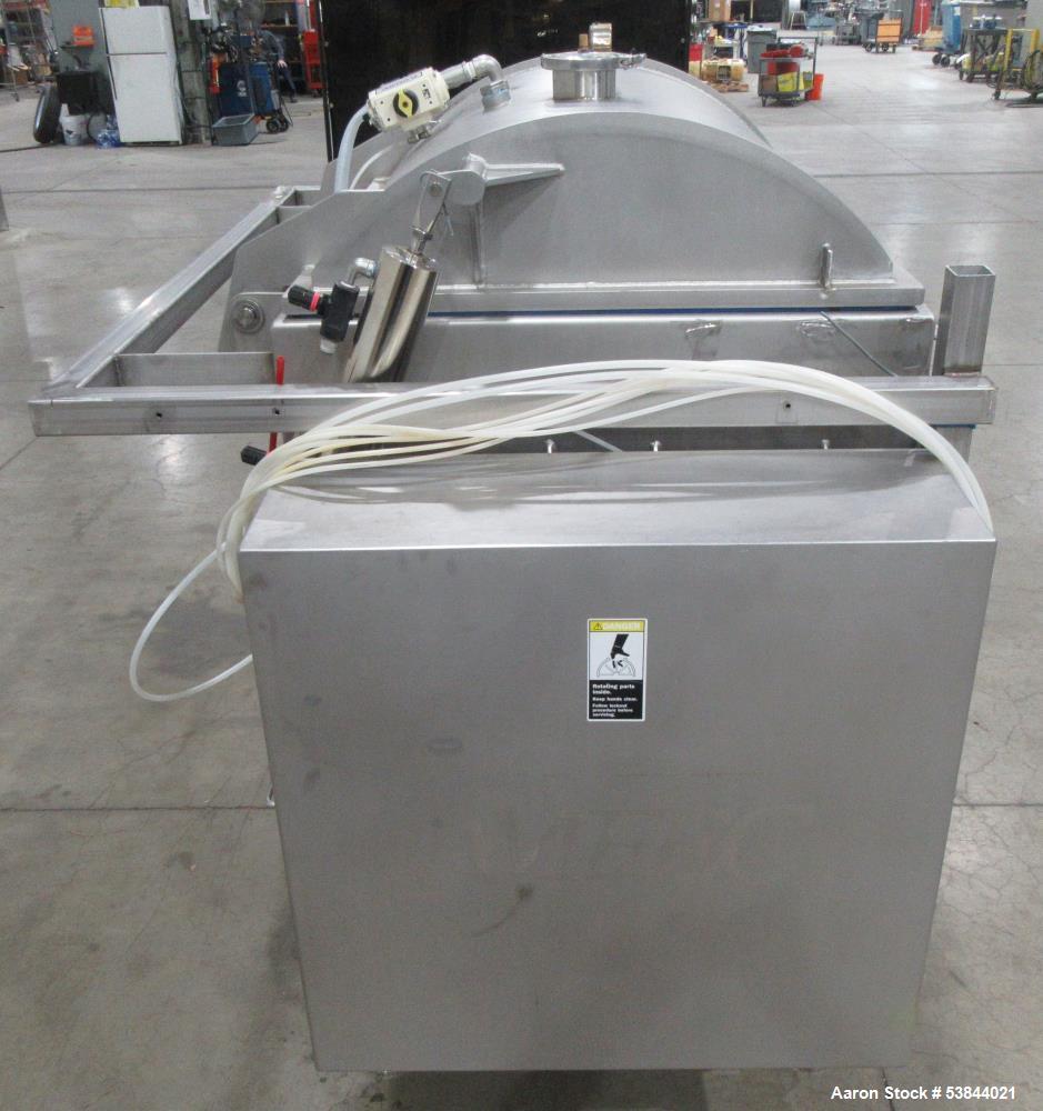 Used AMFEC Model 510 Jacketed Vacuum Paddle Blender – Stainless Steel, Steam Hea