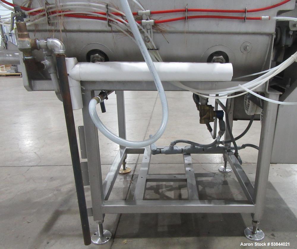 Used AMFEC Model 510 Jacketed Vacuum Paddle Blender – Stainless Steel, Steam Hea