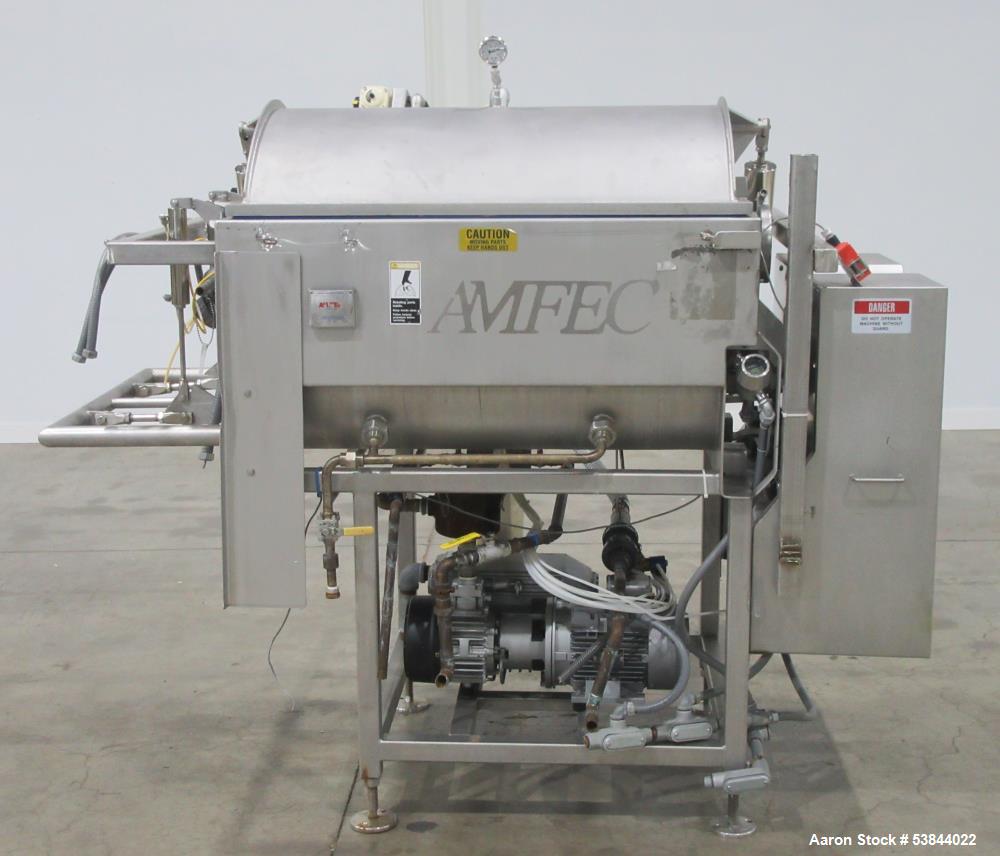 Industrial AMFEC Vacuum Auger Blender – 2 HP, 440V, Stainless Steel Construction