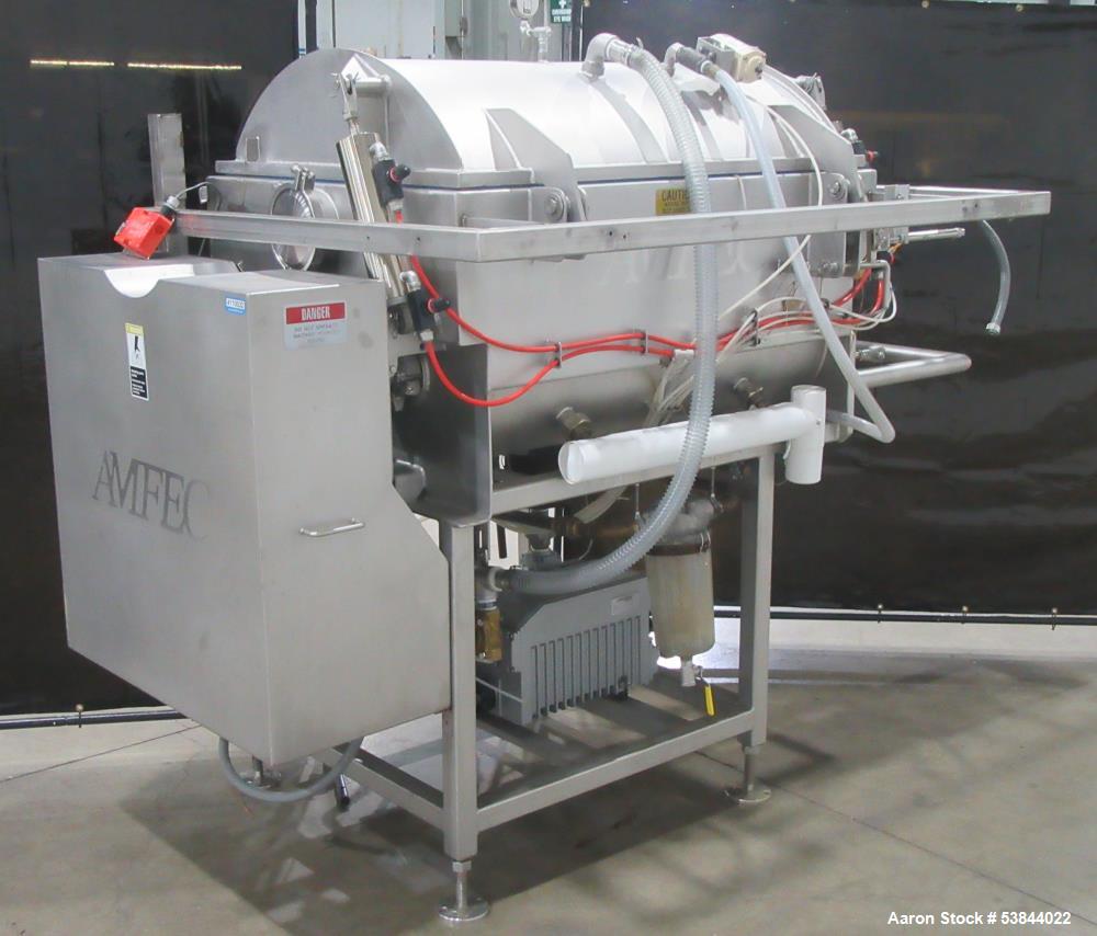 Industrial AMFEC Vacuum Auger Blender – 2 HP, 440V, Stainless Steel Construction