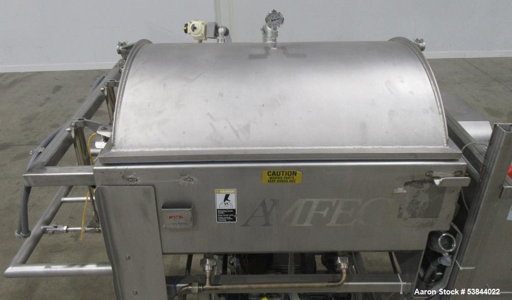 Industrial AMFEC Vacuum Auger Blender – 2 HP, 440V, Stainless Steel Construction