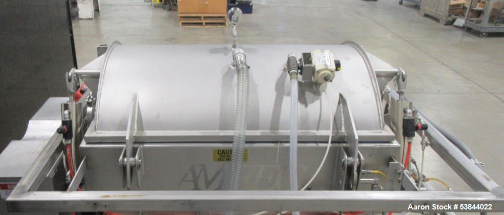 Industrial AMFEC Vacuum Auger Blender – 2 HP, 440V, Stainless Steel Construction
