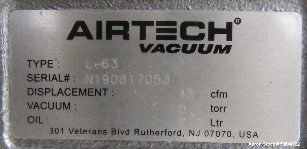 Industrial AMFEC Vacuum Auger Blender – 2 HP, 440V, Stainless Steel Construction