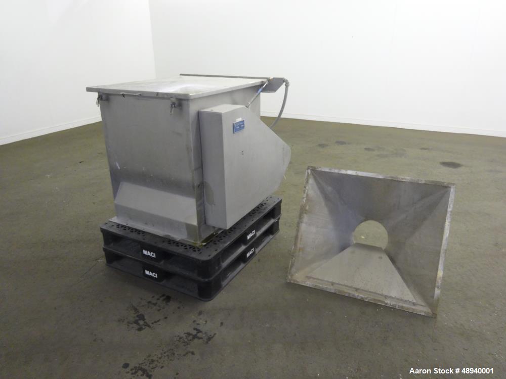 Used Forberg Twin Shaft Paddle Mixer, Model 766, Approximate 4.2 Cubic Feet.