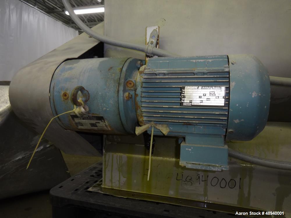 Used Forberg Twin Shaft Paddle Mixer, Model 766, Approximate 4.2 Cubic Feet.