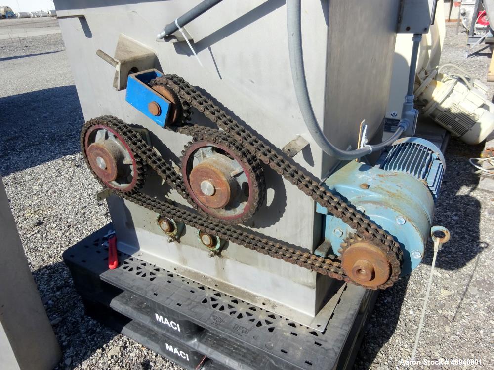 Used Forberg Twin Shaft Paddle Mixer, Model 766, Approximate 4.2 Cubic Feet.