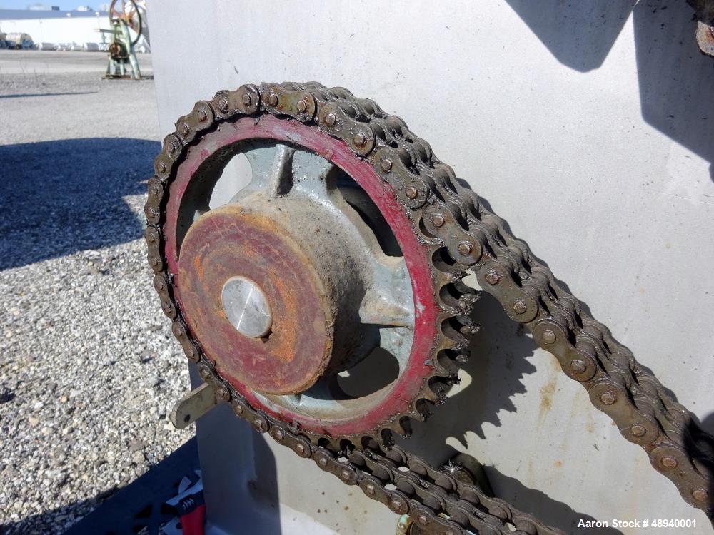 Used Forberg Twin Shaft Paddle Mixer, Model 766, Approximate 4.2 Cubic Feet.