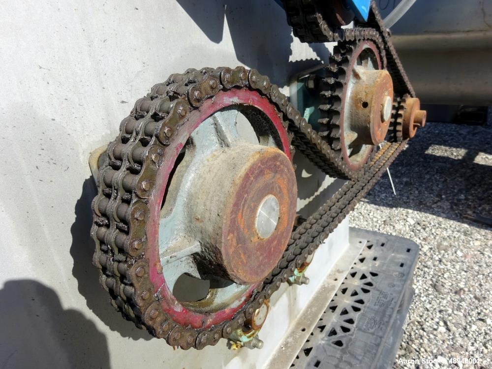 Used Forberg Twin Shaft Paddle Mixer, Model 766, Approximate 4.2 Cubic Feet.