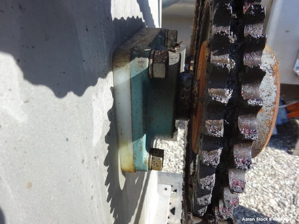 Used Forberg Twin Shaft Paddle Mixer, Model 766, Approximate 4.2 Cubic Feet.