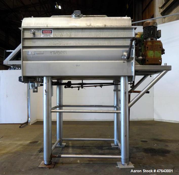 Used APV Dual Shaft Vacuum Paddle Blender, Model #80DP-V
