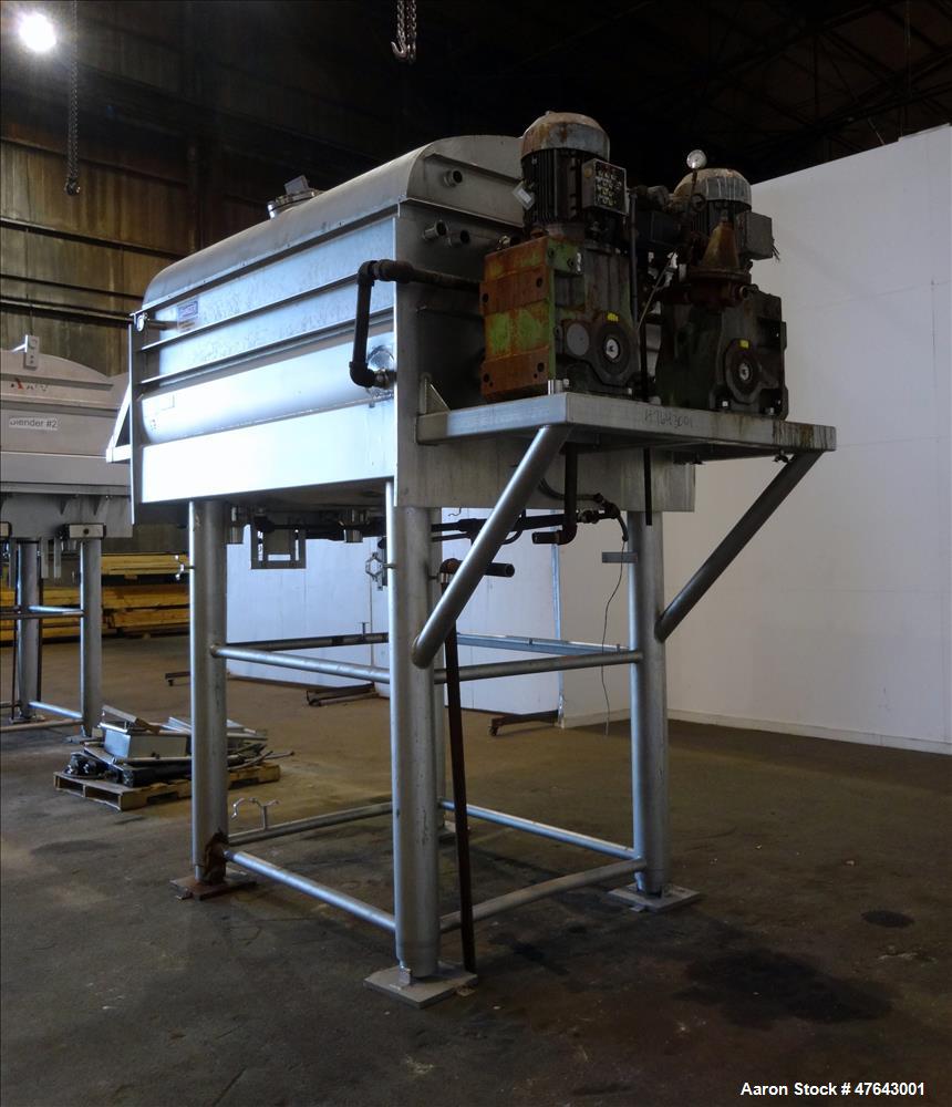 Used APV Dual Shaft Vacuum Paddle Blender, Model #80DP-V