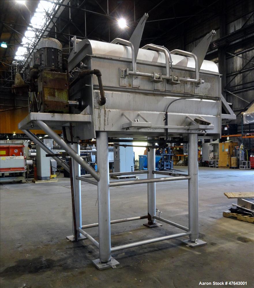Used APV Dual Shaft Vacuum Paddle Blender, Model #80DP-V