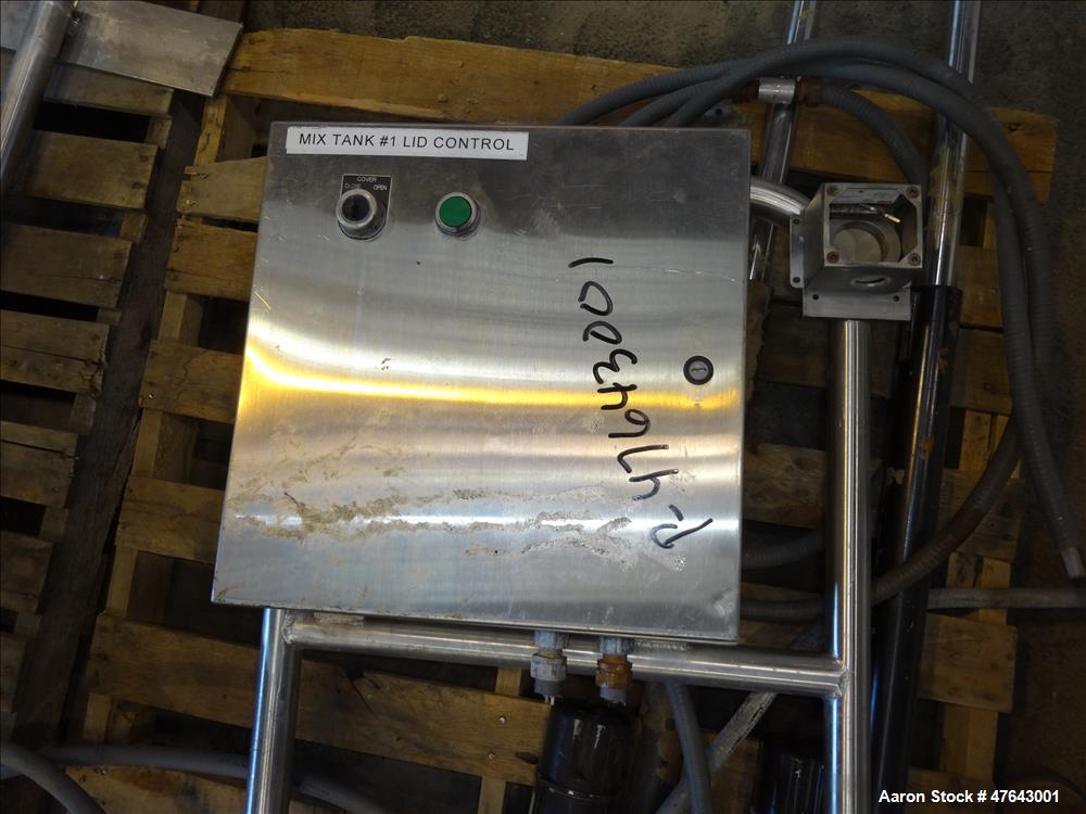 Used APV Dual Shaft Vacuum Paddle Blender, Model #80DP-V