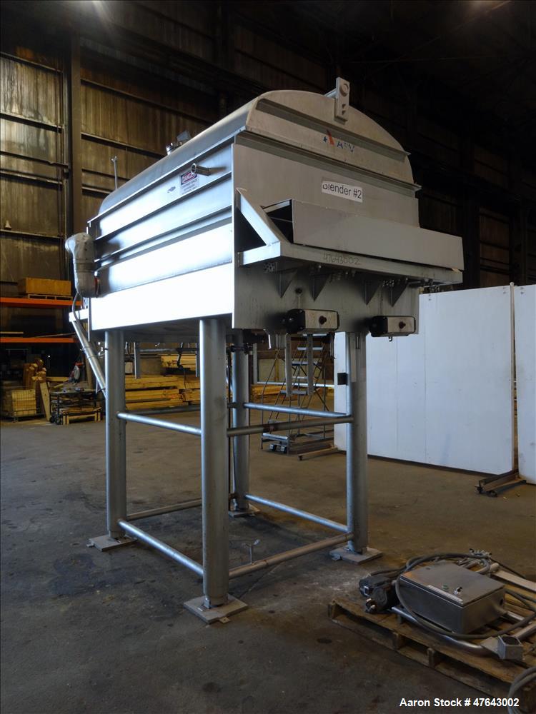 Used APV Dual Ribbon Blender, Model DR, 304/316 Stainless Steel