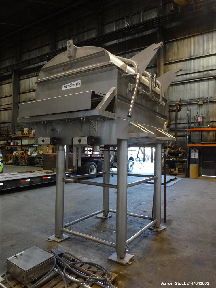 Used APV Dual Ribbon Blender, Model DR, 304/316 Stainless Steel