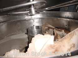 Used Albany Engineered Systems Fine Curd Cheese Saver, Model 3865, Stainless Steel. Approximate 48" diameter. Agitator paddles. Single lift lid cover. 2" inspection lid, 1-1/2" tri clamp inlets. 4" s...