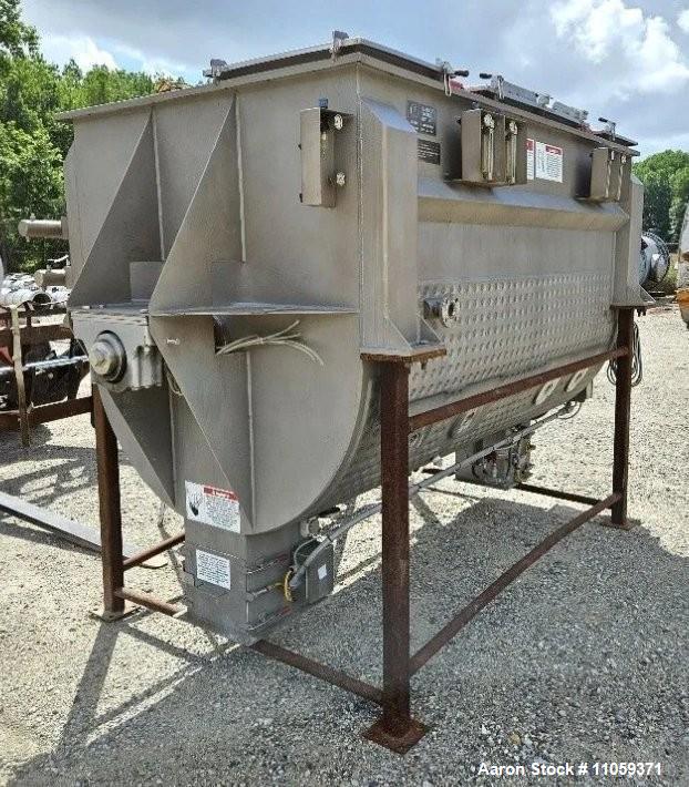 American Process Systems FPB-125 Fluidized Paddle Blender with Choppers – 125 cu ft, 304 SS, Jacketed (Used)