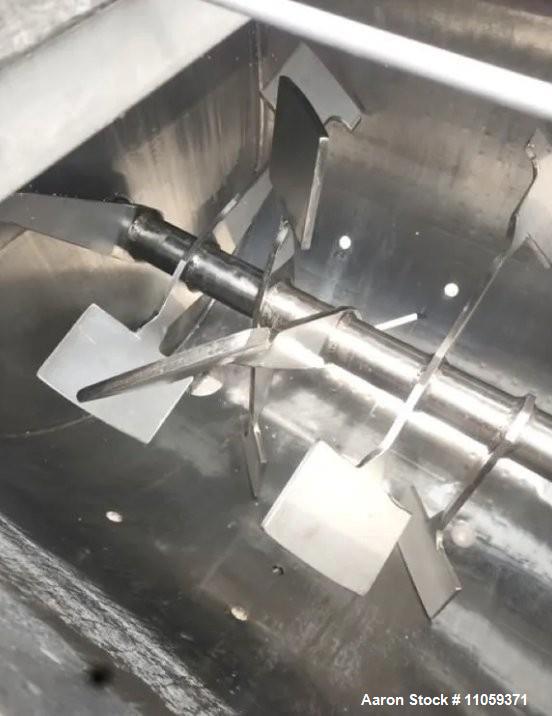 American Process Systems FPB-125 Fluidized Paddle Blender with Choppers – 125 cu ft, 304 SS, Jacketed (Used)