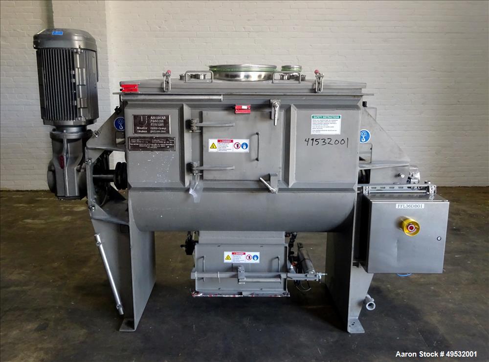 Used- American Process OptiBlend Fluidizing Paddle Mixer, Model FPB-010,