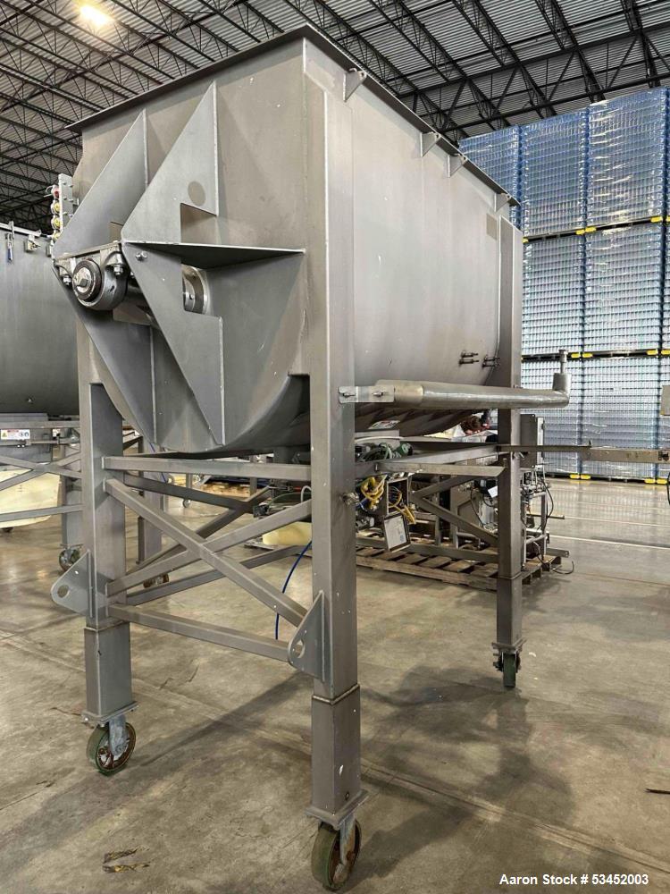 Eirich 40 Cubic Foot Stainless Steel Paddle Blender
