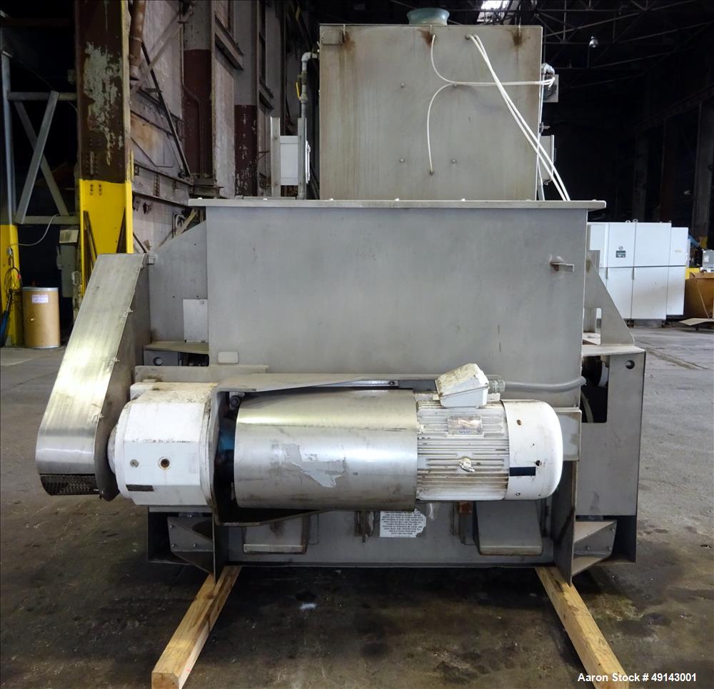 Used American Process Systems Forberg Fluidized Zone Mixer – 35 Cu. Ft. Stainless Steel