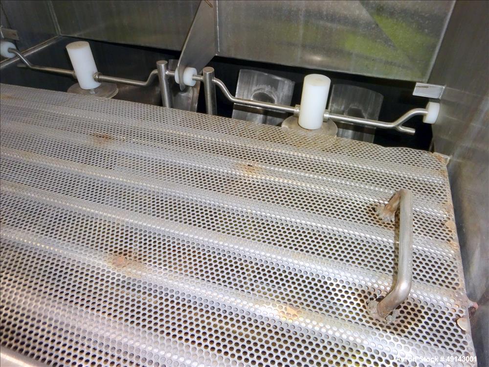 Used American Process Systems Forberg Fluidized Zone Mixer – 35 Cu. Ft. Stainless Steel
