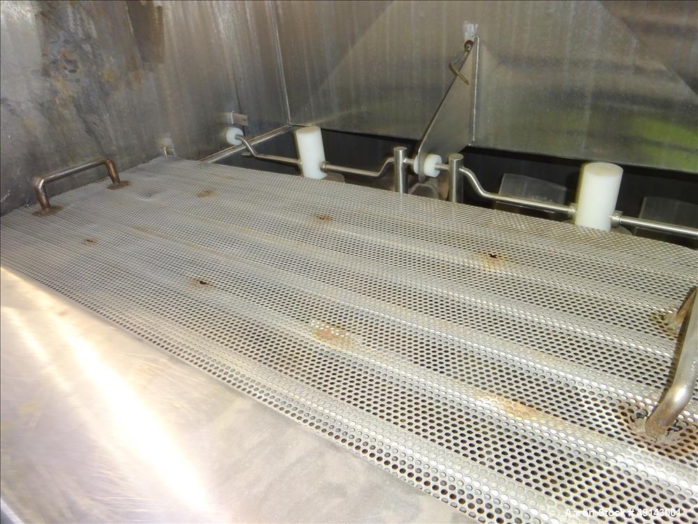 Used American Process Systems Forberg Fluidized Zone Mixer – 35 Cu. Ft. Stainless Steel