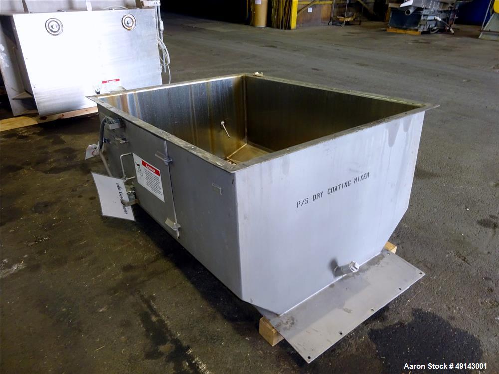 Used American Process Systems Forberg Fluidized Zone Mixer – 35 Cu. Ft. Stainless Steel