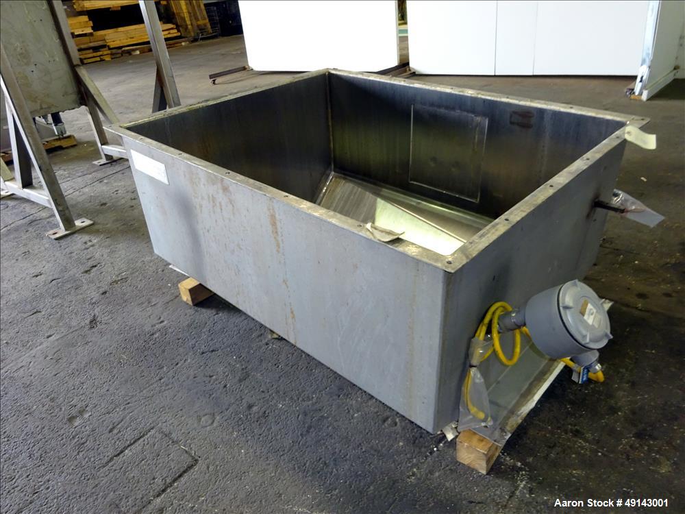 Used American Process Systems Forberg Fluidized Zone Mixer – 35 Cu. Ft. Stainless Steel