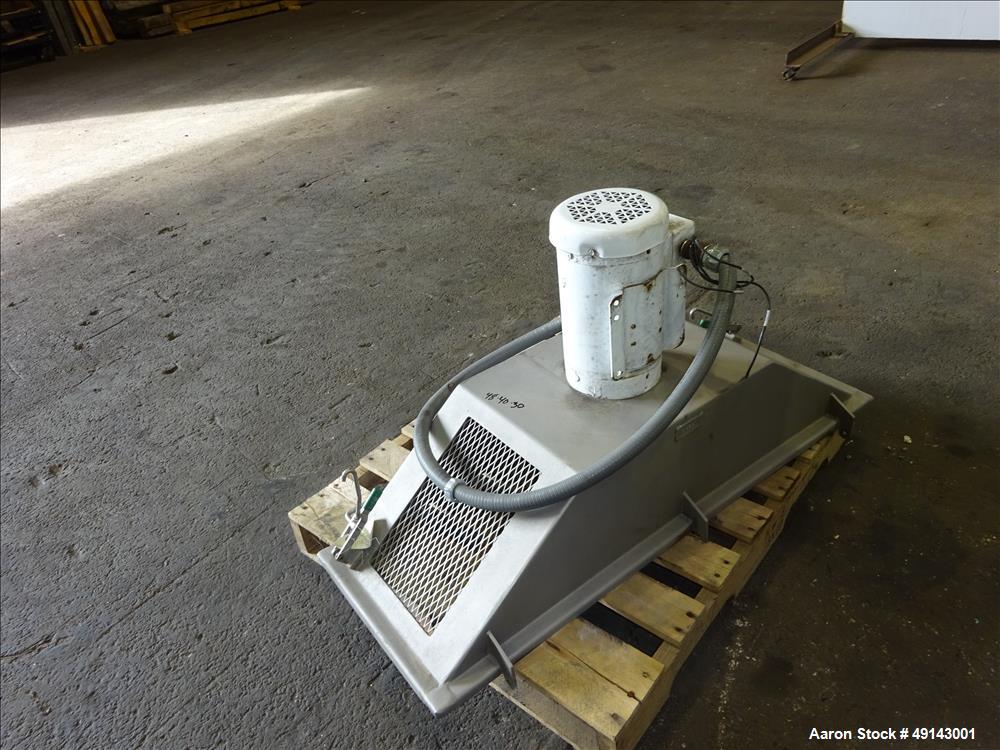 Used American Process Systems Forberg Fluidized Zone Mixer – 35 Cu. Ft. Stainless Steel