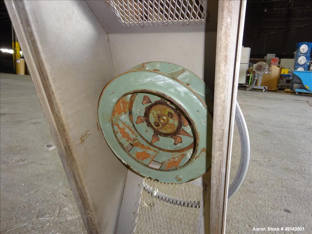 Used American Process Systems Forberg Fluidized Zone Mixer – 35 Cu. Ft. Stainless Steel