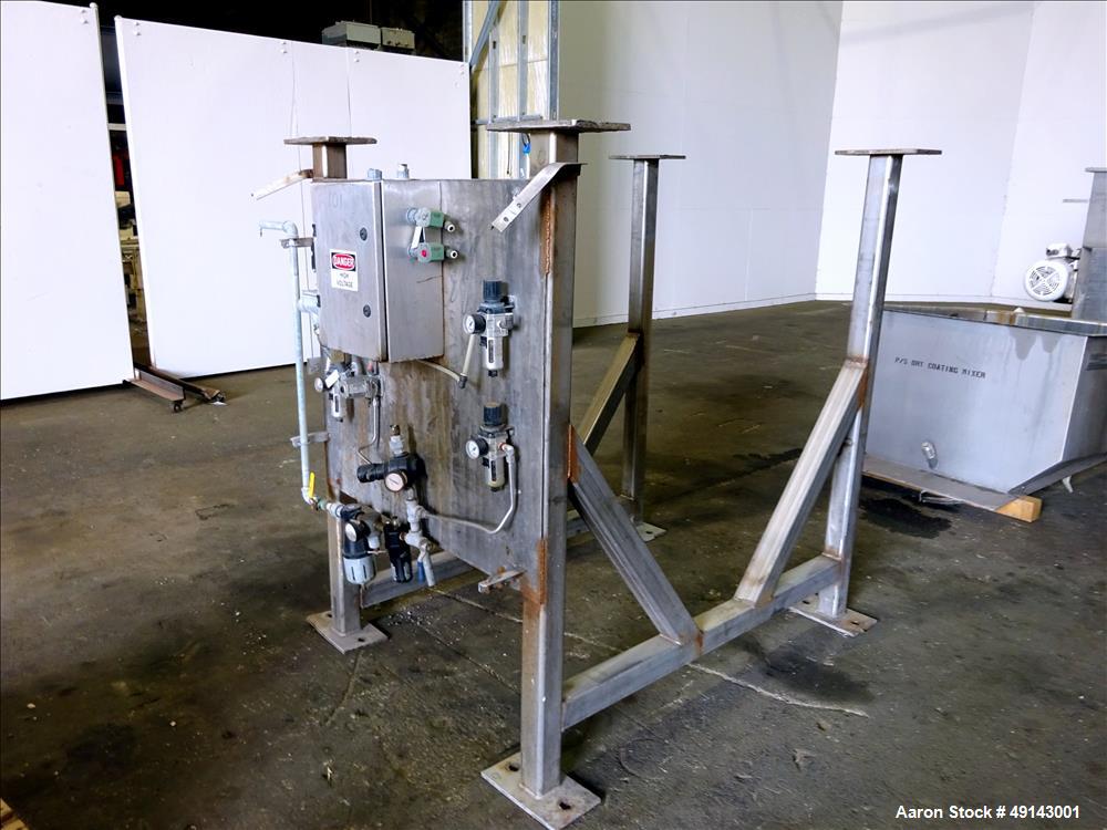 Used American Process Systems Forberg Fluidized Zone Mixer – 35 Cu. Ft. Stainless Steel