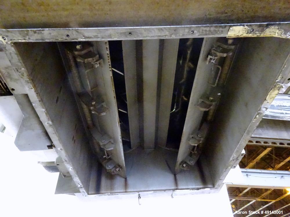Used American Process Systems Forberg Fluidized Zone Mixer – 35 Cu. Ft. Stainless Steel