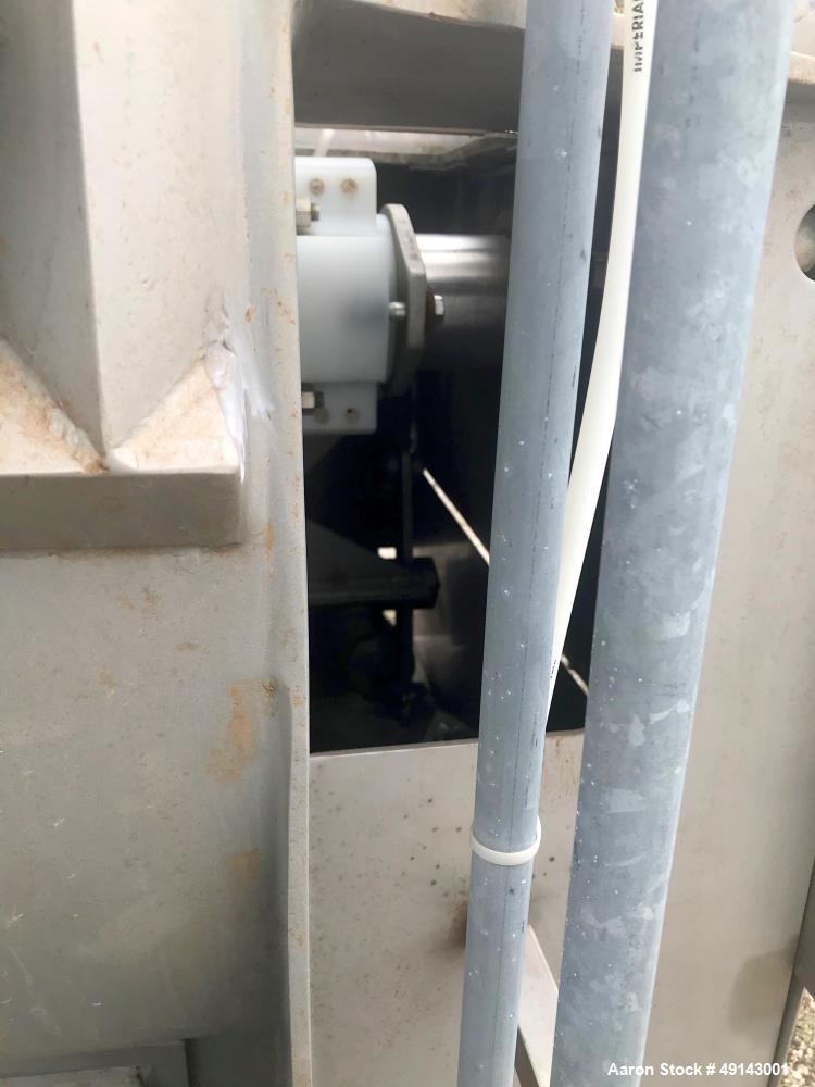 Used American Process Systems Forberg Fluidized Zone Mixer – 35 Cu. Ft. Stainless Steel