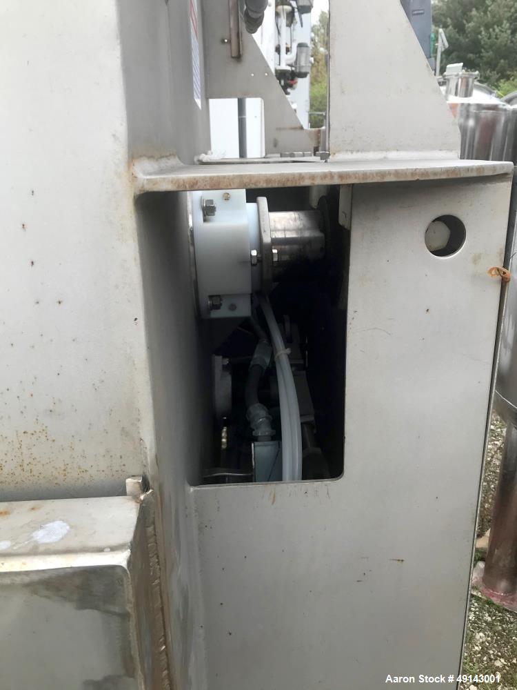 Used American Process Systems Forberg Fluidized Zone Mixer – 35 Cu. Ft. Stainless Steel