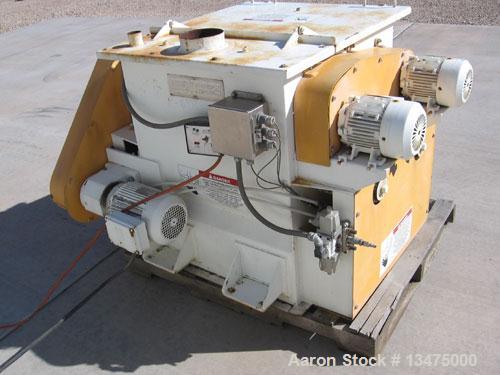 Used- Carbon Steel American Process Systems (Forberg type mixer) Twin Shaft Paddle Mixer, Model FZM-4S