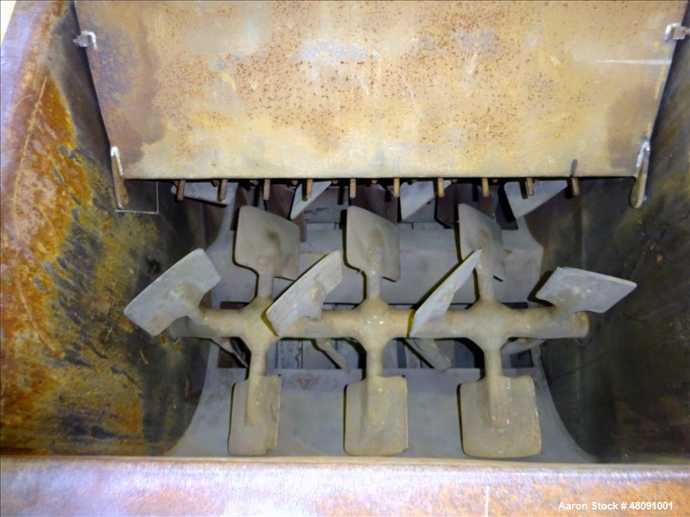 Used American Process Systems (Forberg type mixer) Twin Shaft Paddle Mixer