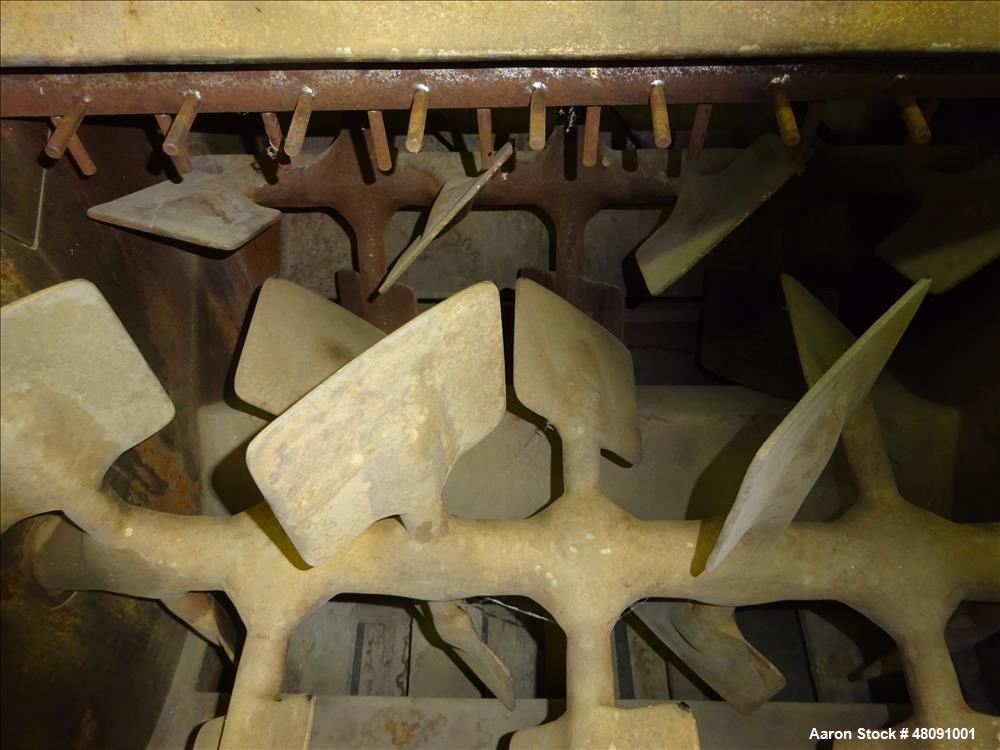 Used American Process Systems (Forberg type mixer) Twin Shaft Paddle Mixer