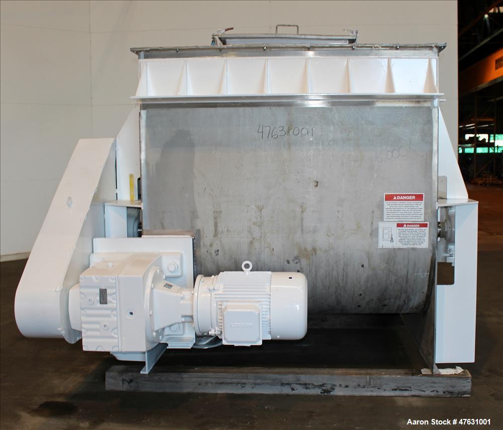 Used American Process Systems Twin Shaft Fluidizing Paddle Blender/Mixer
