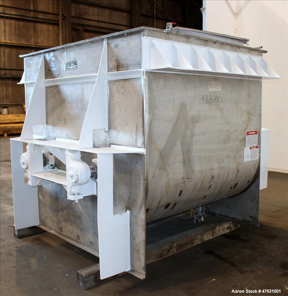 Used American Process Systems Twin Shaft Fluidizing Paddle Blender/Mixer