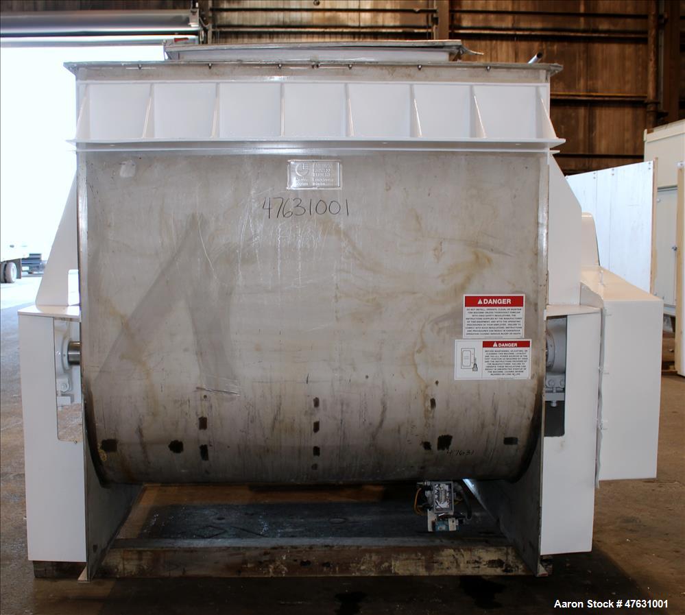 Used American Process Systems Twin Shaft Fluidizing Paddle Blender/Mixer