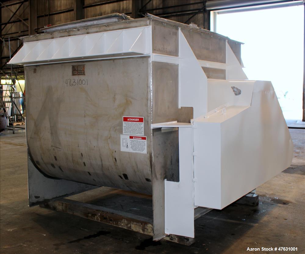 Used American Process Systems Twin Shaft Fluidizing Paddle Blender/Mixer