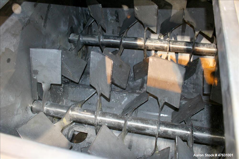Used American Process Systems Twin Shaft Fluidizing Paddle Blender/Mixer