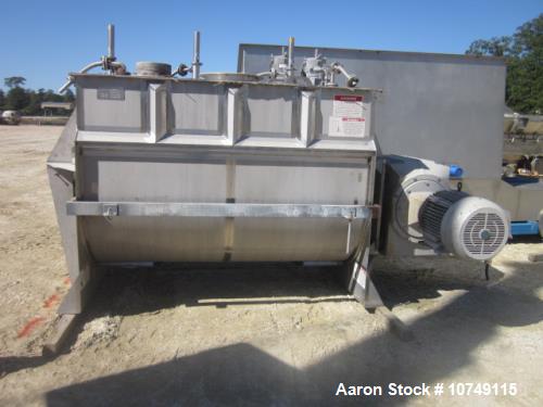 Used American Process Systems (Eirich) Cubic Foot Sanitary Paddle Blender