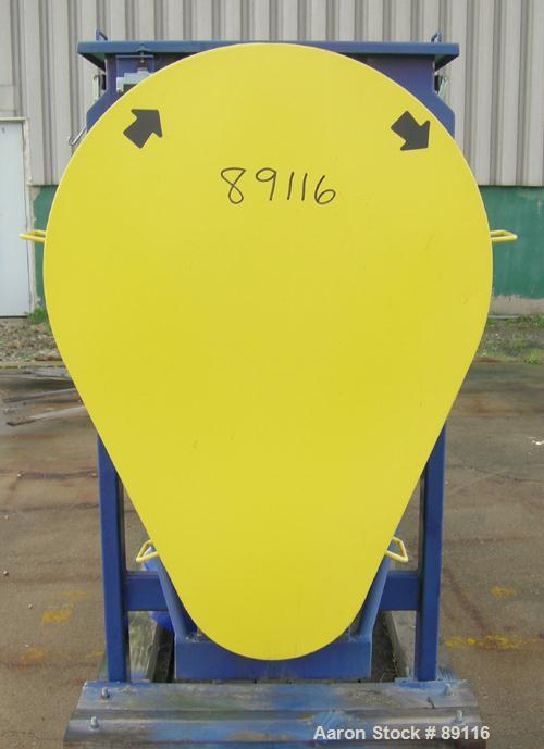 USED: American Process ribbon/paddle blender, model PRB-030, 30 cubic feet working capacity, carbon steel. Non-jacketed trough 30" wide x 72" long x approximately 34" deep. 3 piece clamp down top cov...